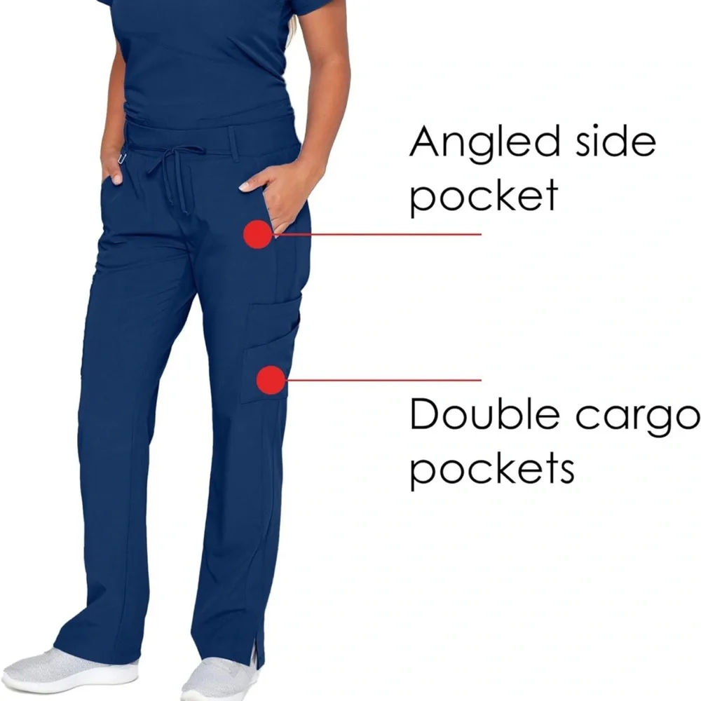 Grey’s Anatomy by Barco scrub set in NAVY BLUE size MEDIUM - Picture 11 of 12